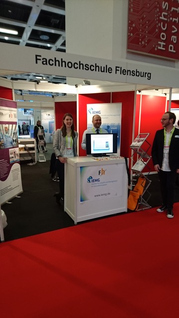 FH Stand während der conhIT Foto: FH-Flensburg